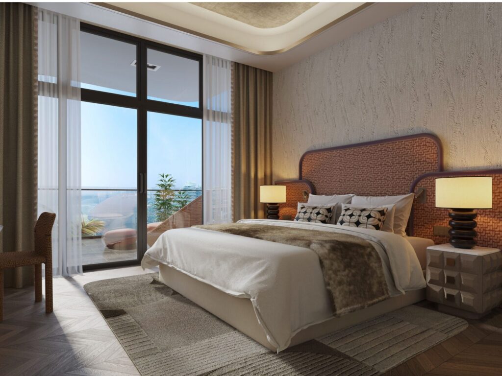Hilton Residences Al Raha Beach bedroom